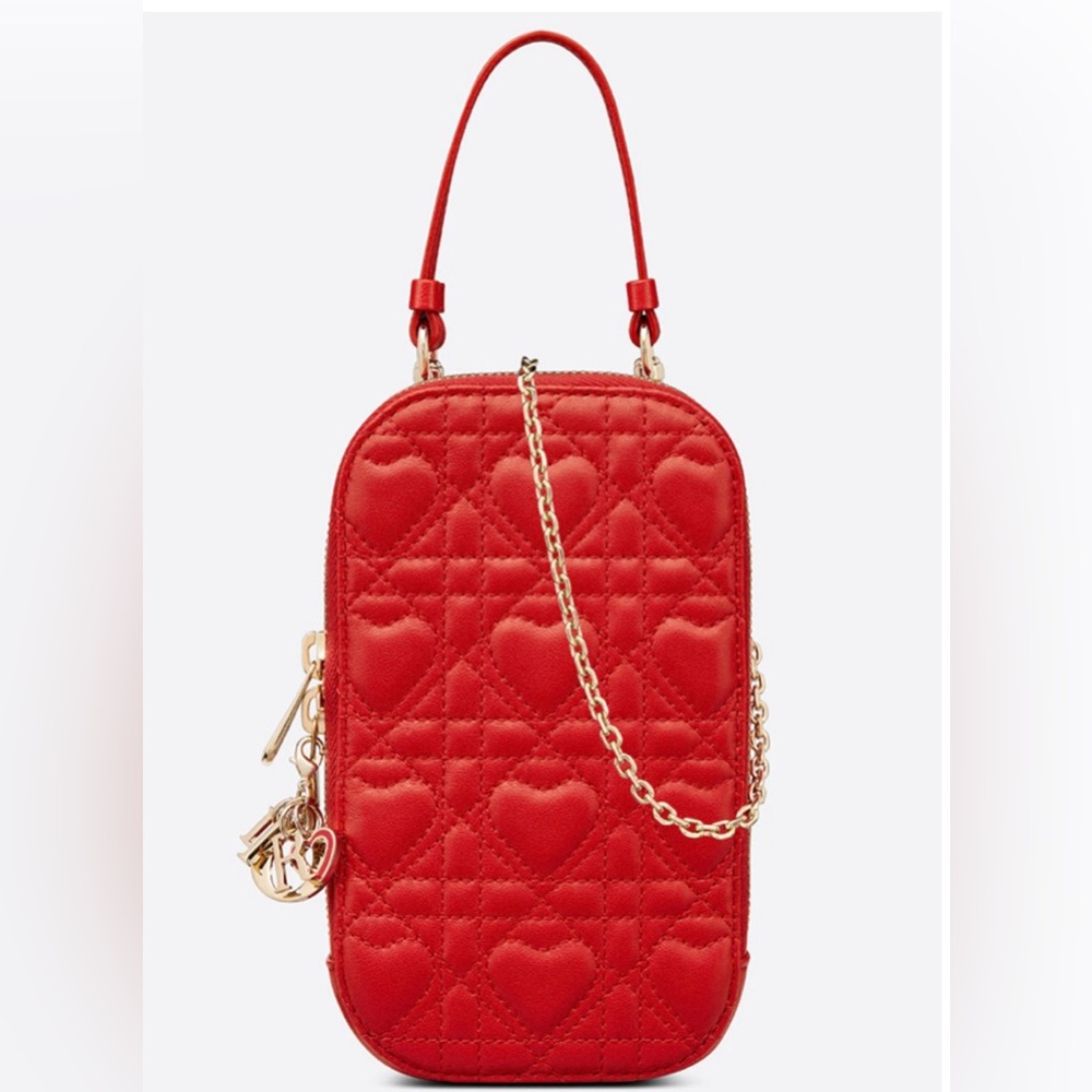 DiorAmour phone bag in red